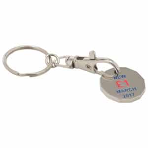 BH0454 - 12 Sided Trolley Coin Key Ring