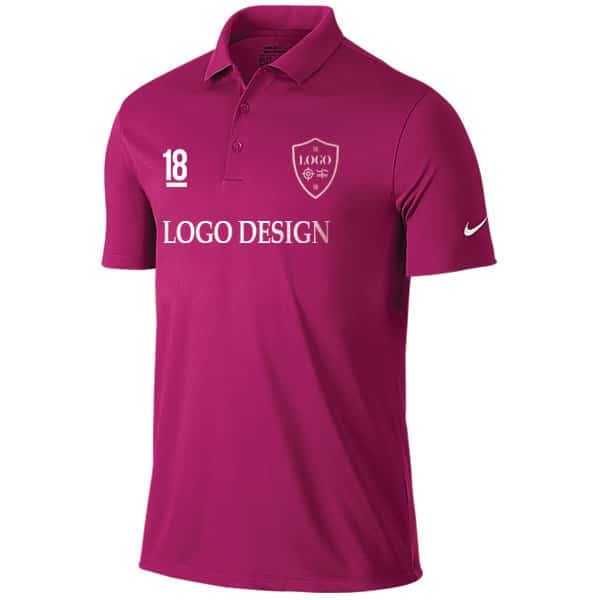 pink nike golf shirt mens