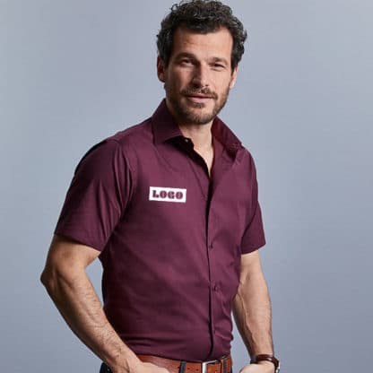 Russell Collection Mens S/SL Shirt