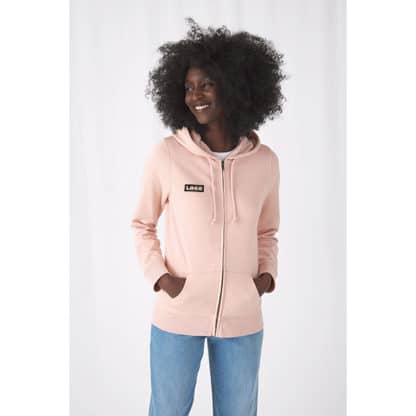 B&C Womens Organic Zipped Hood