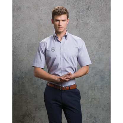 Kustom Kit Mens S/Sleeve Oxford Shirt