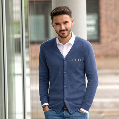 Russell Mens V-Neck Cardigan