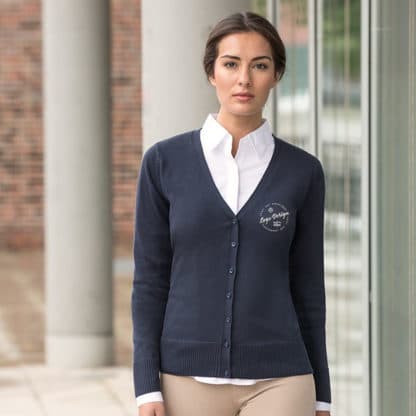 Russell Ladies V-Neck Cardigan