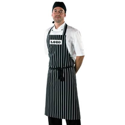 Dennys Cotton Striped Butchers Apron