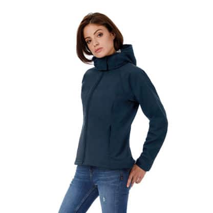 B&C Womens Hooded Softshell