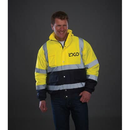 Yoko Hi Vis 2 Tone Bomber Jacket