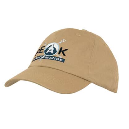 6 Panel Washed Chino Twill Baseball Cap
