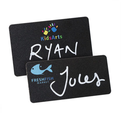 Reusable Blackboard Name Badge