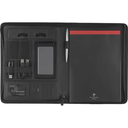 Pierre Cardin Geneva Conference Folder With Power Bank