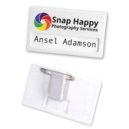 Recycled Plastic Name Badge