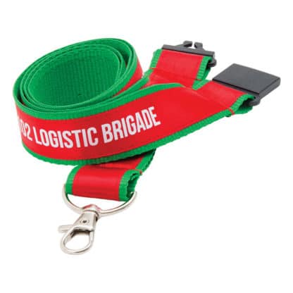 20mm Printed Satin Applique Lanyard - Image 2