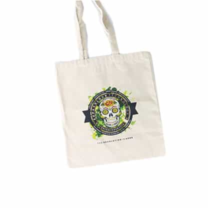 5oz Natural Recycled Cotton Shopper - Full Colour - Image 3