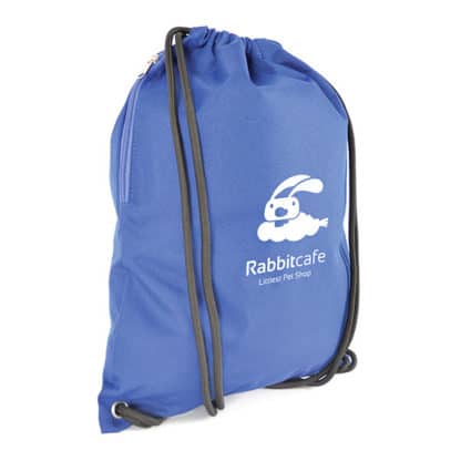 Coloured Polyester Drawstring Bag - Image 2