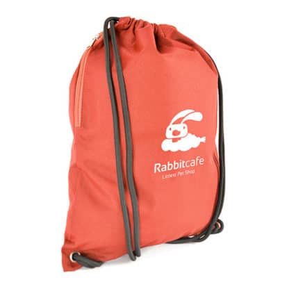 Coloured Polyester Drawstring Bag - Image 4