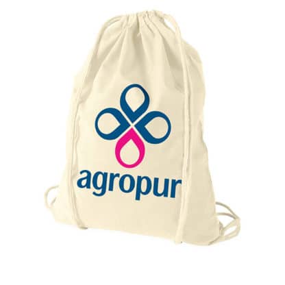 Oregon Cotton Drawstring Backpack - Image 6
