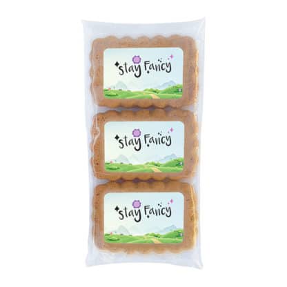 Trio of Gingerbread Cookies with Edible Label