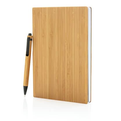 Bamboo A5 Notebook & Pen Set - Image 2