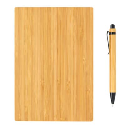 Bamboo A5 Notebook & Pen Set - Image 4