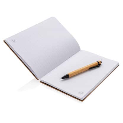 Bamboo A5 Notebook & Pen Set - Image 6