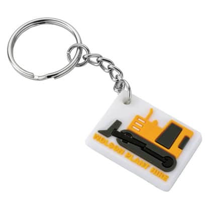 40mm Bespoke Moulded Soft PVC Key Ring - Image 3