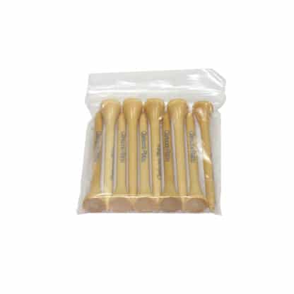 70mm Wooden Golf Tees - Bags of 10