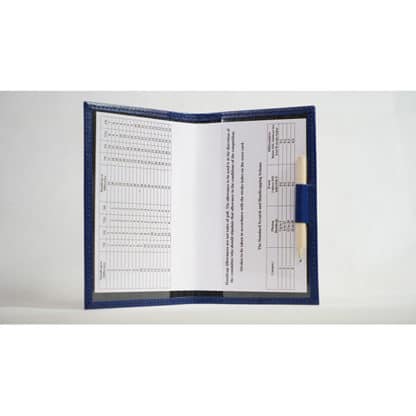 Recycled Leather Golf Scorecard Holder