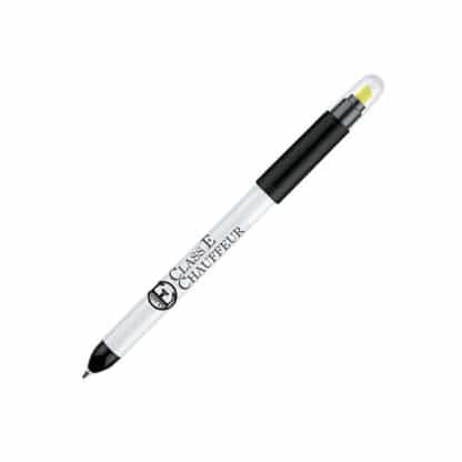 senator Duo Polished Plastic Multifunction Ballpen and Highlighter - Image 6