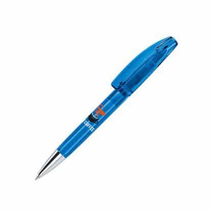 Senator Bridge Clear Plastic Ballpen with Metal Tip