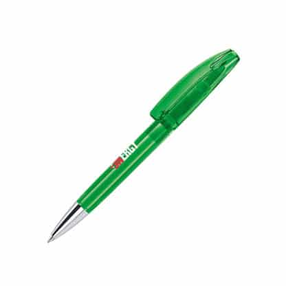 Senator Bridge Clear Plastic Ballpen with Metal Tip - Image 7