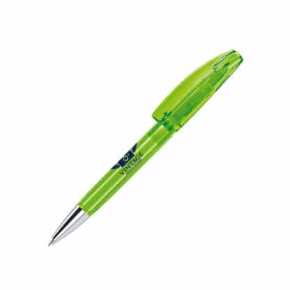 Senator Bridge Clear Plastic Ballpen with Metal Tip - Image 6