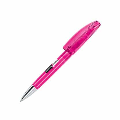 Senator Bridge Clear Plastic Ballpen with Metal Tip - Image 11