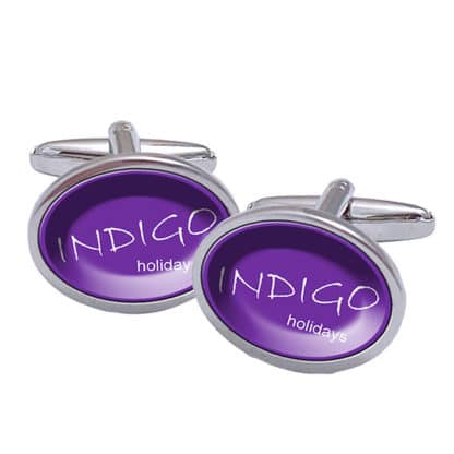 Resin Dome Cufflinks - Full Colour - Image 2