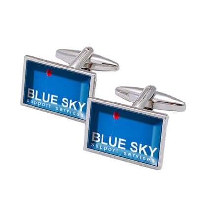 Resin Dome Cufflinks - Full Colour - Image 5