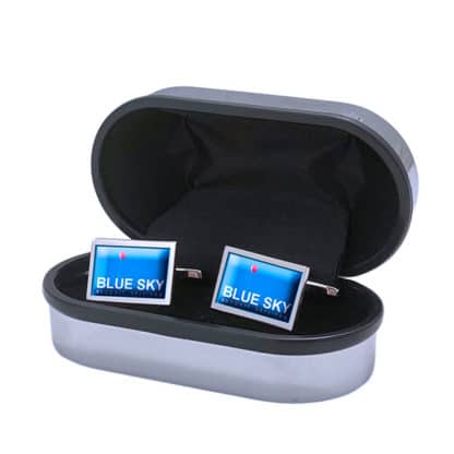Resin Dome Cufflinks - Full Colour - Image 4