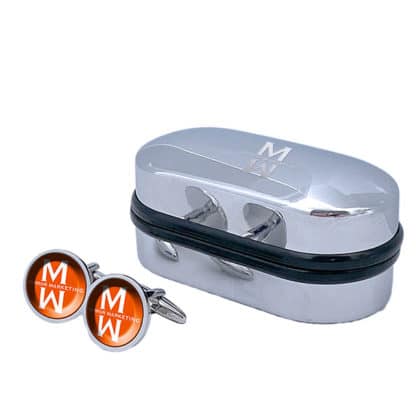 Resin Dome Cufflinks - Full Colour - Image 8