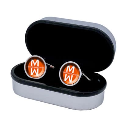 Resin Dome Cufflinks - Full Colour - Image 7
