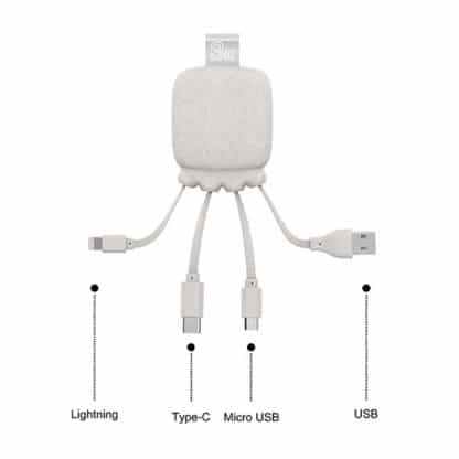 Xoopar Wheat Octopus Booster 3000mAh Powerbank - Image 2