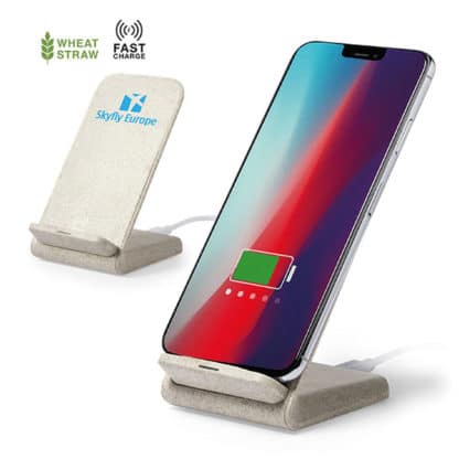 Natureline WheatStraw Wireless Phone Stand