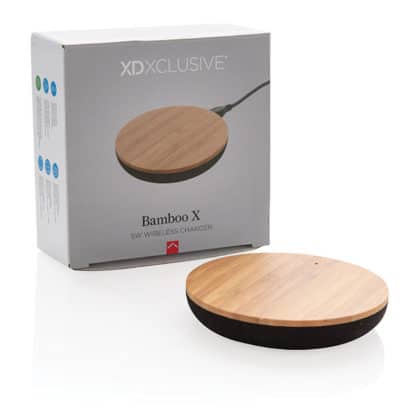 XD Design Bamboo X 5W Wireless Charger - Image 4