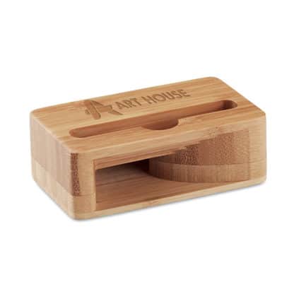 Bamboo Phone Stand and Amplifier