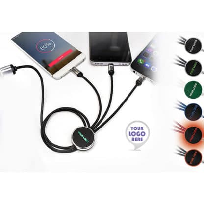 1.2m 3 in 1 Cable Adaptor - Image 3