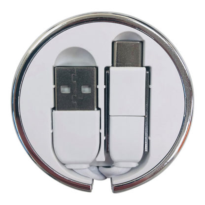 Circular Retractable Charging Cable - Image 3