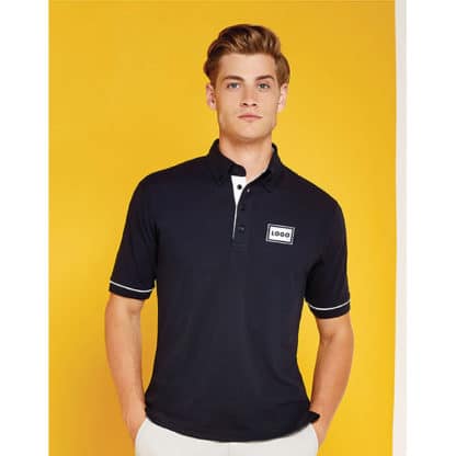 Kustom Kit Button Down Contrast Polo