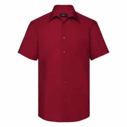 Russell Collection Mens Short Sleeve Poplin - Image 6