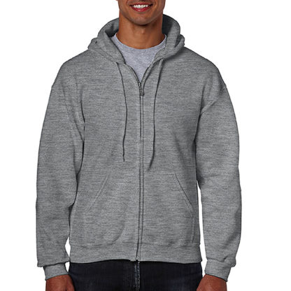 Gildan Adult Full Zip Hooded Sweatshirt - Image 9