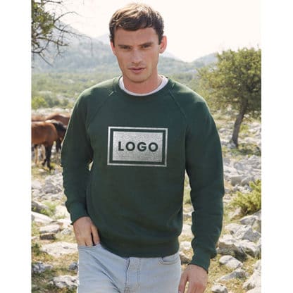 Fruit of the Loom Mens Classic Raglan Sleeve Sweat