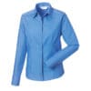 Russell Collection Ladies Long Sleeve Poplin - Image 4