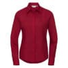 Russell Collection Ladies Long Sleeve Poplin - Image 7
