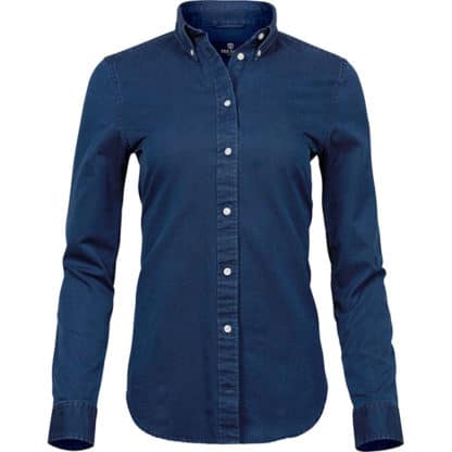 Tee Jays Ladies Casual Twill Shirt - Image 2