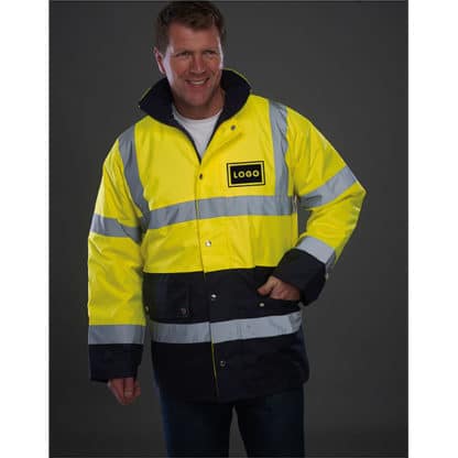 Yoko Hi-Vis 2 Band Two Tone Jacket